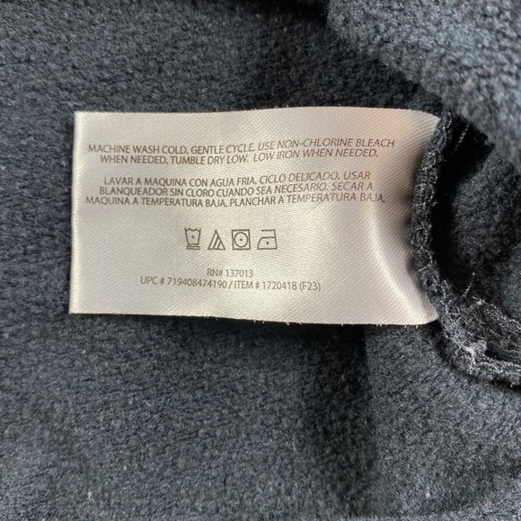 Orvis Women's V‎ Neck Short Sleeve Sweatshirt Pullover Black - Picture 7 of 8